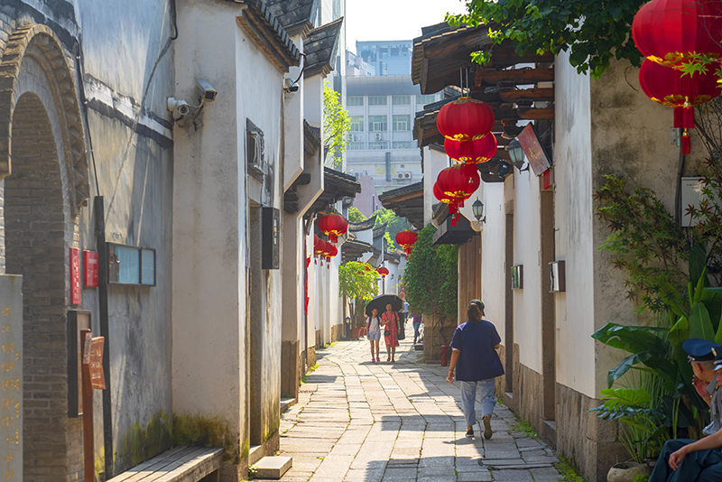 2019年6月28日，福州，三坊七巷風(fēng)光。