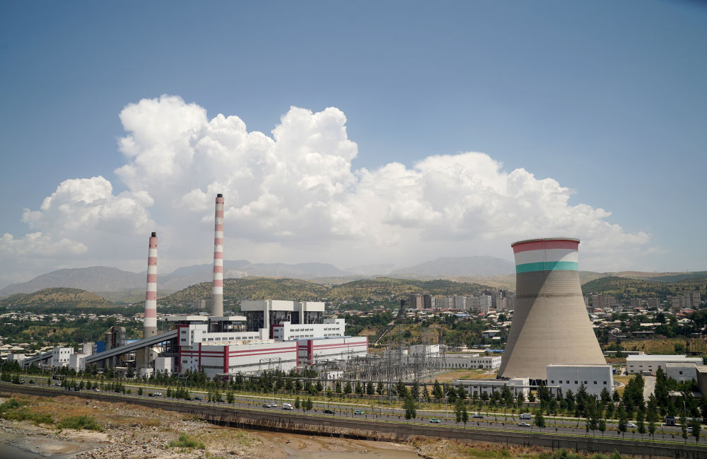 杜尚別2號熱電廠(chǎng)（2024年6月22日攝）。